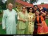 Pradeep Shukla and Himani Shivpuri at On The Set of Baat Hamari Pakki Hai